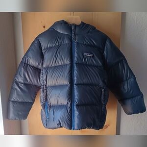 Patagonia Toddler Hi-Loft Down Puffer Hoody, 5T in New Navy